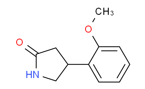 CAS No. 1020718-50-6, 4-(2-Methoxyphenyl)pyrrolidin-2-one