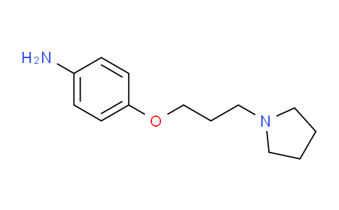CAS No. 343965-79-7, 4-(3-(Pyrrolidin-1-yl)propoxy)aniline