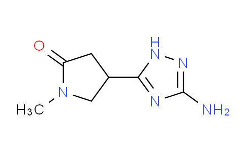 CAS No. 1351393-97-9, 4-(3-Amino-1H-1,2,4-triazol-5-yl)-1-methylpyrrolidin-2-one