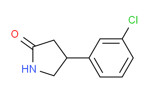 CAS No. 357338-16-0, 4-(3-Chlorophenyl)pyrrolidin-2-one
