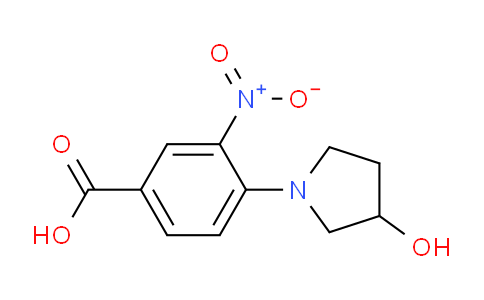CAS No. 1220027-85-9, 4-(3-Hydroxypyrrolidin-1-yl)-3-nitrobenzoic acid