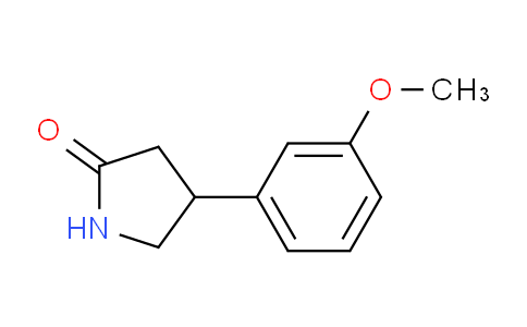 CAS No. 38175-34-7, 4-(3-Methoxyphenyl)pyrrolidin-2-one