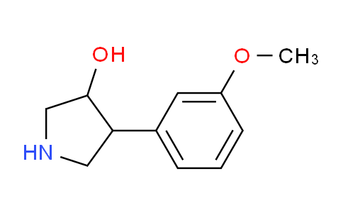 CAS No. 1824449-55-9, 4-(3-Methoxyphenyl)pyrrolidin-3-ol