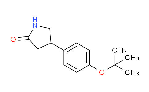 CAS No. 1366824-30-7, 4-(4-(tert-Butoxy)phenyl)pyrrolidin-2-one