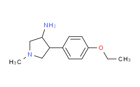 CAS No. 1706445-14-8, 4-(4-Ethoxyphenyl)-1-methylpyrrolidin-3-amine