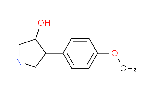 CAS No. 1934803-34-5, 4-(4-Methoxyphenyl)pyrrolidin-3-ol