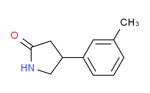 CAS No. 1019650-80-6, 4-(m-tolyl)Pyrrolidin-2-one