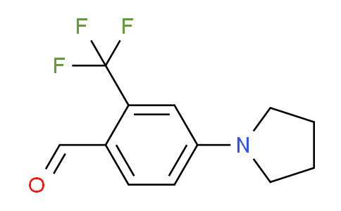 CAS No. 886500-87-4, 4-(Pyrrolidin-1-yl)-2-(trifluoromethyl)benzaldehyde