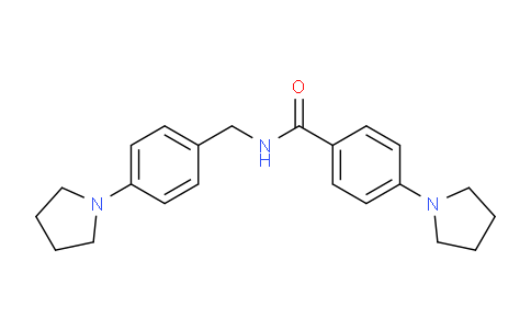CAS No. 1423037-21-1, 4-(Pyrrolidin-1-yl)-N-(4-(pyrrolidin-1-yl)benzyl)benzamide