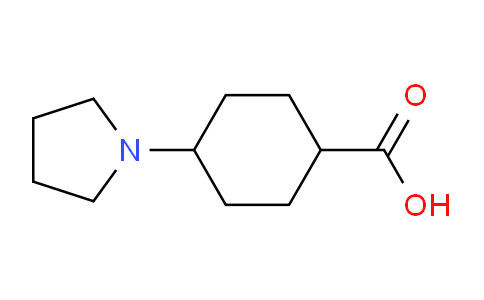 CAS No. 1368871-80-0, 4-(Pyrrolidin-1-yl)cyclohexanecarboxylic acid