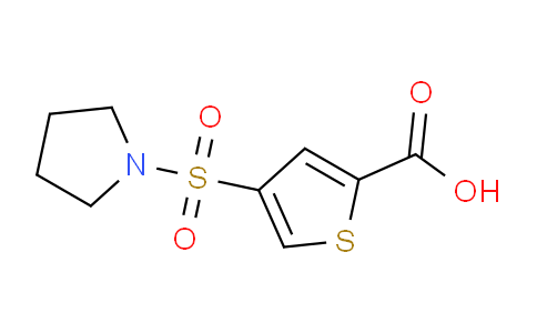 CAS No. 446029-57-8, 4-(Pyrrolidin-1-ylsulfonyl)thiophene-2-carboxylic acid