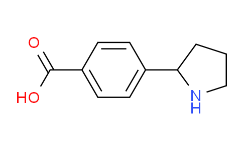 CAS No. 937685-45-5, 4-(Pyrrolidin-2-yl)benzoic acid