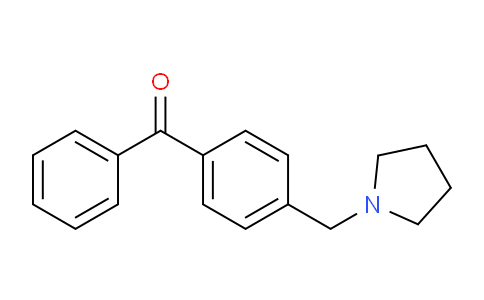 CAS No. 898775-89-8, 4-(Pyrrolidinomethyl)benzophenone