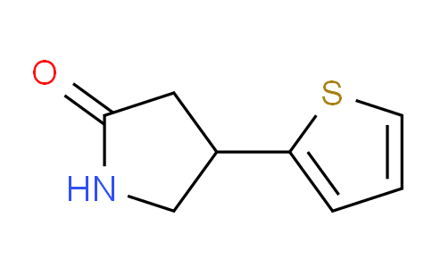 CAS No. 88221-12-9, 4-(Thiophen-2-yl)pyrrolidin-2-one