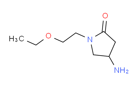 CAS No. 1155146-91-0, 4-Amino-1-(2-ethoxyethyl)pyrrolidin-2-one