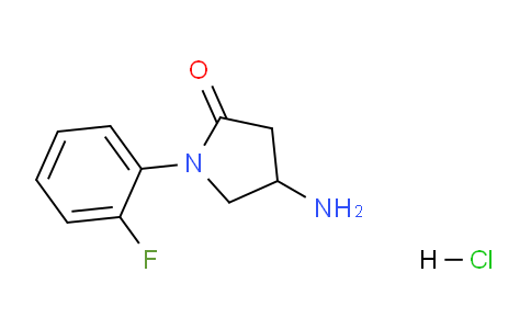 CAS No. 1177345-85-5, 4-Amino-1-(2-fluorophenyl)pyrrolidin-2-one hydrochloride