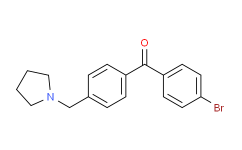 MC667387 | 898776-29-9 | 4-Bromo-4'-pyrrolidinomethyl benzophenone
