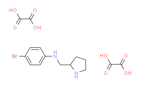 CAS No. 1177304-51-6, 4-Bromo-N-(Pyrrolidin-2-ylmethyl)aniline dioxalate