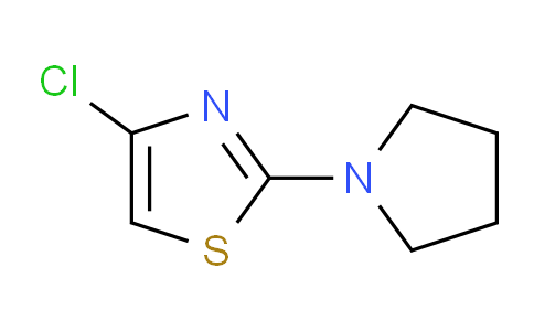 CAS No. 1427501-49-2, 4-Chloro-2-(pyrrolidin-1-yl)thiazole