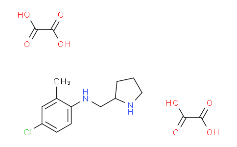 CAS No. 1177353-27-3, 4-Chloro-2-Methyl-N-(pyrrolidin-2-ylmethyl)aniline dioxalate
