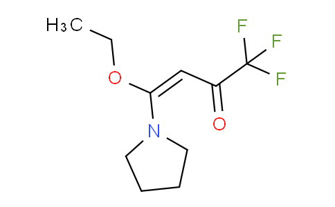 CAS No. 1365994-81-5, 4-Ethoxy-1,1,1-trifluoro-4-(pyrrolidin-1-yl)but-3-en-2-one