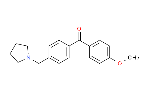 CAS No. 898776-01-7, 4-Methoxy-4'-pyrrolidinomethyl benzophenone