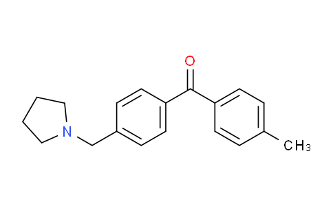 CAS No. 898775-95-6, 4-Methyl-4'-pyrrolidinomethyl benzophenone