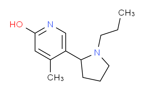 CAS No. 1352496-37-7, 4-Methyl-5-(1-propylpyrrolidin-2-yl)pyridin-2-ol