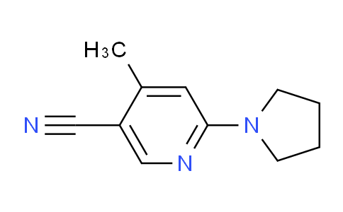 CAS No. 1355217-08-1, 4-Methyl-6-(pyrrolidin-1-yl)nicotinonitrile