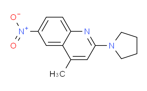 CAS No. 705271-61-0, 4-Methyl-6-nitro-2-(pyrrolidin-1-yl)quinoline