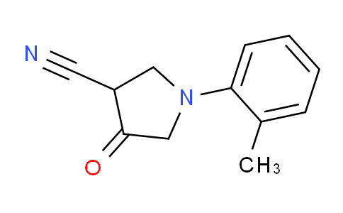 CAS No. 1312133-15-5, 4-Oxo-1-(o-tolyl)pyrrolidine-3-carbonitrile