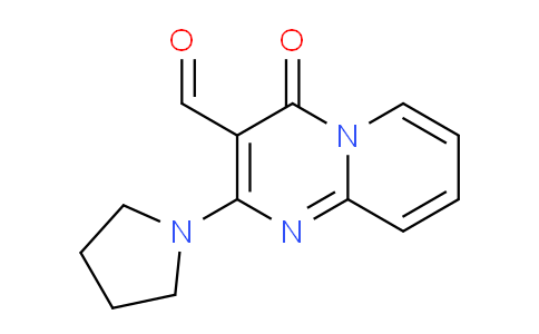 CAS No. 111680-73-0, 4-Oxo-2-(pyrrolidin-1-yl)-4H-pyrido[1,2-a]pyrimidine-3-carbaldehyde