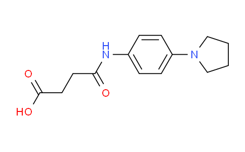 CAS No. 510723-50-9, 4-Oxo-4-((4-(pyrrolidin-1-yl)phenyl)amino)butanoic acid