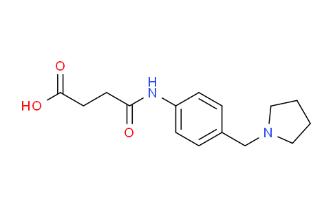 CAS No. 510764-95-1, 4-Oxo-4-((4-(pyrrolidin-1-ylmethyl)phenyl)amino)butanoic acid
