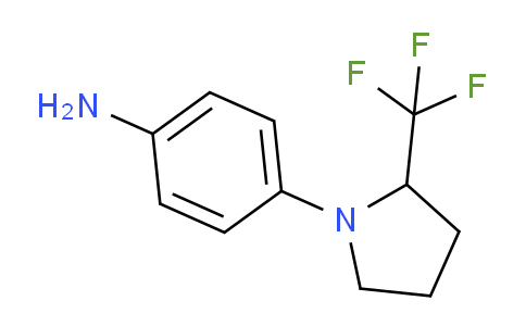 CAS No. 1395031-65-8, 4-[2-(Trifluoromethyl)pyrrolidin-1-yl]aniline