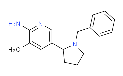 CAS No. 1352533-19-7, 5-(1-Benzylpyrrolidin-2-yl)-3-methylpyridin-2-amine