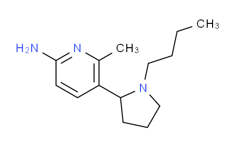 CAS No. 1352499-54-7, 5-(1-Butylpyrrolidin-2-yl)-6-methylpyridin-2-amine
