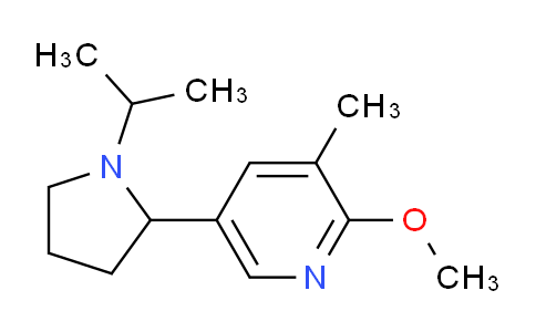 CAS No. 1352542-49-4, 5-(1-Isopropylpyrrolidin-2-yl)-2-methoxy-3-methylpyridine