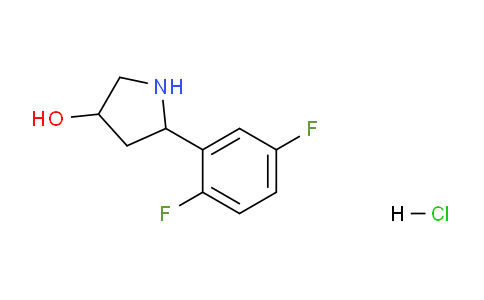 CAS No. 1423033-97-9, 5-(2,5-Difluorophenyl)pyrrolidin-3-ol hydrochloride