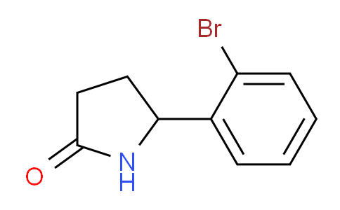 CAS No. 1314713-05-7, 5-(2-Bromophenyl)pyrrolidin-2-one