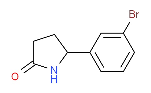 CAS No. 1314757-72-6, 5-(3-Bromophenyl)pyrrolidin-2-one