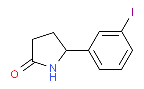 CAS No. 1314775-75-1, 5-(3-Iodophenyl)pyrrolidin-2-one