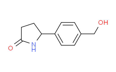 CAS No. 1314722-97-8, 5-(4-(Hydroxymethyl)phenyl)pyrrolidin-2-one