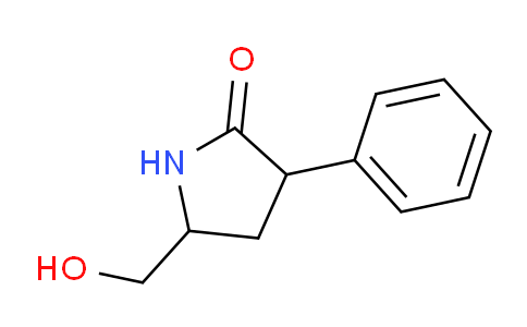 CAS No. 133390-84-8, 5-(Hydroxymethyl)-3-phenylpyrrolidin-2-one