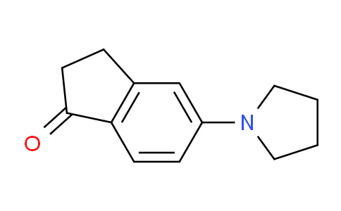 CAS No. 954241-21-5, 5-(Pyrrolidin-1-yl)-2,3-dihydro-1H-inden-1-one
