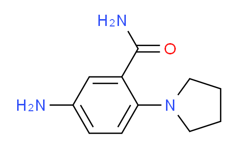 CAS No. 797814-03-0, 5-Amino-2-(pyrrolidin-1-yl)benzamide