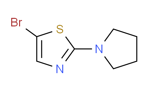 CAS No. 933696-74-3, 5-bromo-2-(pyrrolidin-1-yl)thiazole