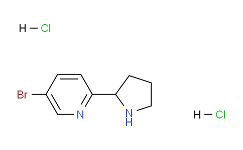 CAS No. 1803590-14-8, 5-Bromo-2-(pyrrolidin-2-yl)pyridine dihydrochloride