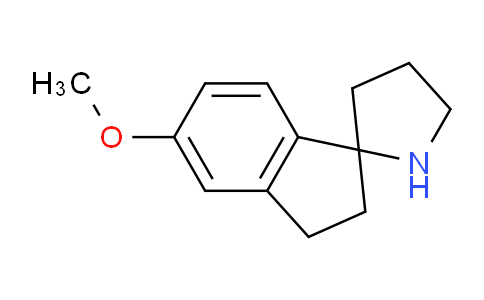 CAS No. 1211592-82-3, 5-Methoxy-2,3-dihydrospiro[indene-1,2'-pyrrolidine]
