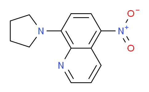 CAS No. 294194-84-6, 5-Nitro-8-(pyrrolidin-1-yl)quinoline